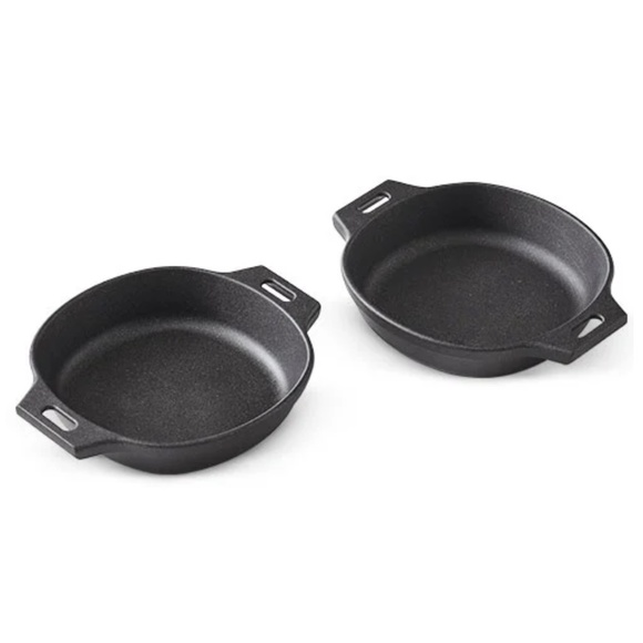 Pampered Chef Kitchen New Pampered Chef 55 Cast Iron Skillet Set